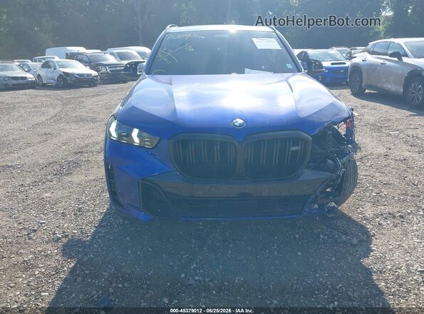 5UX33EU04S9X45116 2025 BMW X5 Синий Вид щитка приборов