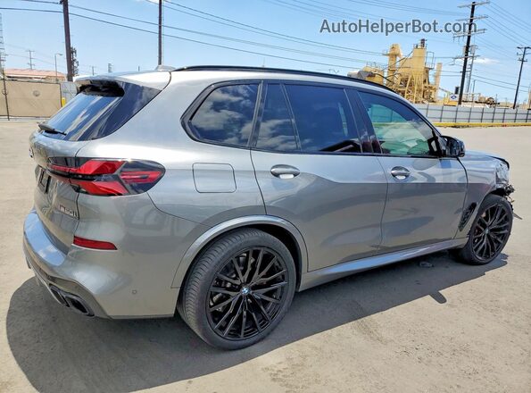 5UX33EU05R9T26024 2024 BMW X5 Gray Հետևի աջ