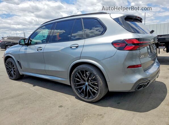 5UX33EU05R9T26024 2024 BMW X5 Gray Հետևի ձախ