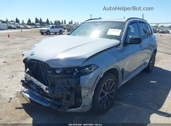 5UX33EU05R9T83114 2024 BMW X5 Gray Vista tres cuartos delantera izquierda