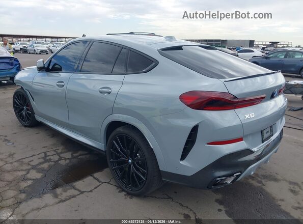 5UX33EX01S9W31814 2025 BMW X6 Gray Rear left