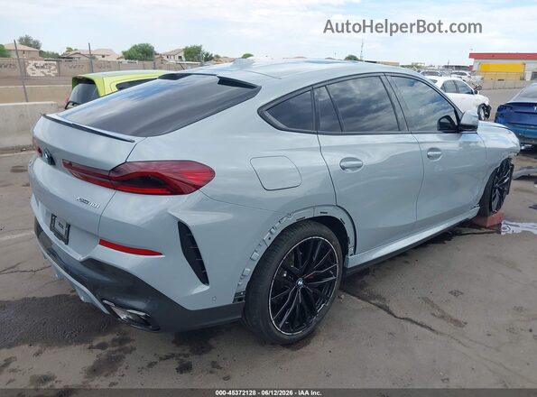5UX33EX01S9W31814 2025 BMW X6 Gray Rear right