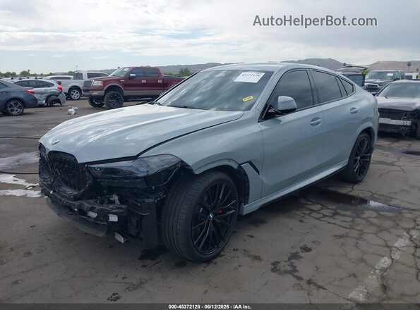 5UX33EX01S9W31814 2025 BMW X6 Gray Front left