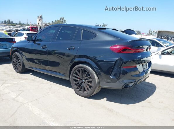 5UX33EX01S9W32428 2025 BMW X6 Black Задня ліва чверть