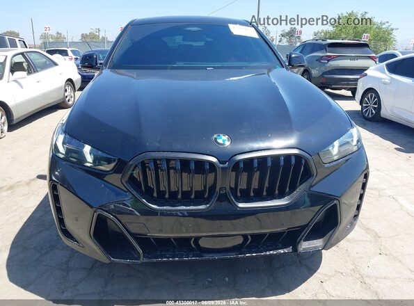 5UX33EX01S9W32428 2025 BMW X6 Black Вид щитка приладів