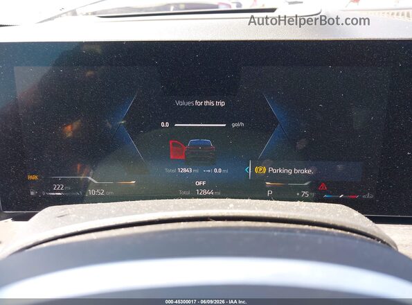 5UX33EX01S9W32428 2025 BMW X6 Black Вид задніх сидінь