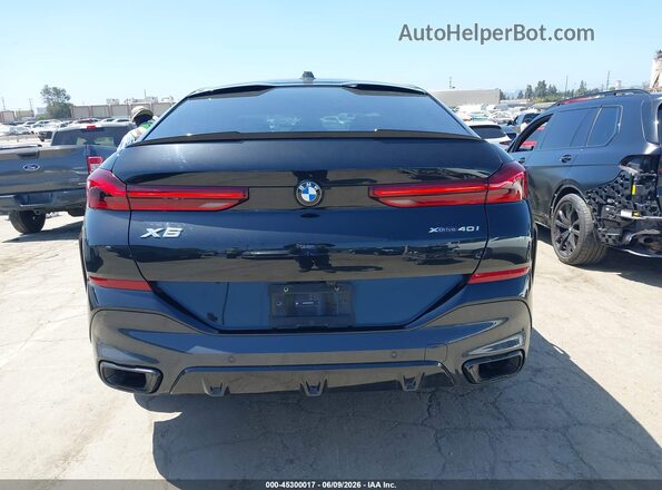 5UX33EX01S9W32428 2025 BMW X6 Black 