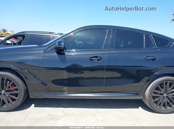 5UX33EX01S9W32428 2025 BMW X6 Black Панорамний вид салону 360°