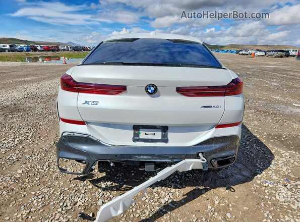 5UX33EX02R9S89218 2024 BMW X6 White Vista trasera