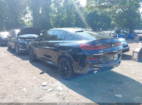 5UX33EX04R9S73070 2024 BMW X6 Black Trasero izquierdo