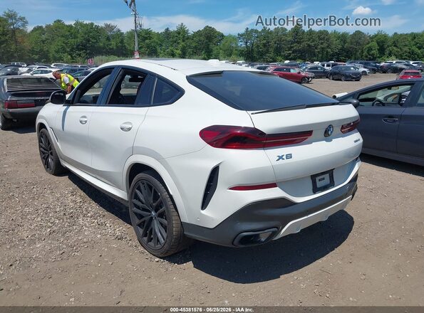 5UX33EX04R9U46313 2024 BMW X6 White Задня ліва чверть