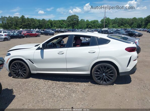 5UX33EX04R9U46313 2024 BMW X6 White Панорамний вид салону 360°