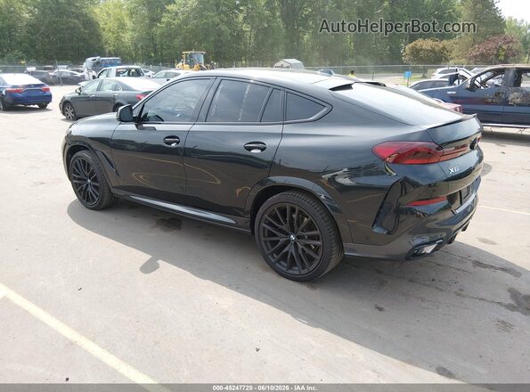5UX33EX05R9U78624 2024 BMW X6 Black უკანა მარცხენა
