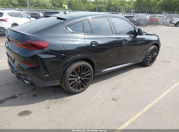 5UX33EX05R9U78624 2024 BMW X6 Black უკანა მარჯვენა
