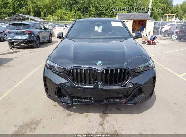 5UX33EX05R9U78624 2024 BMW X6 Black ხელსაწყოთა პანელის ხედი