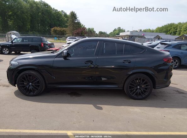 5UX33EX05R9U78624 2024 BMW X6 Black სალონის 360-გრადუსიანი ხედი