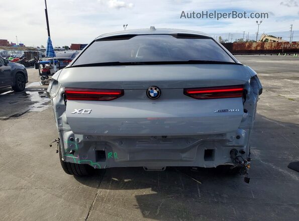 5UX33EX05S9Z19738 2025 BMW X6 Gray Հետևի տեսք