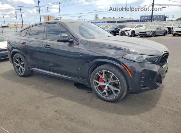5UX33EX09R9S50500 2024 BMW X6 Black Delantero derecho