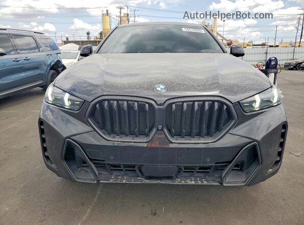5UX33EX09R9S50500 2024 BMW X6 Black Vista frontal
