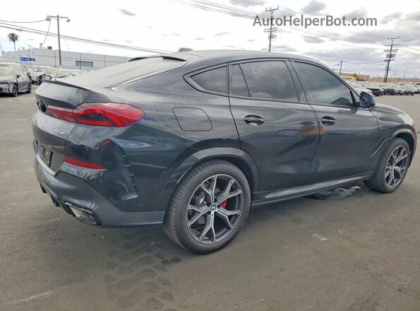 5UX33EX09R9S50500 2024 BMW X6 Black Trasero derecho