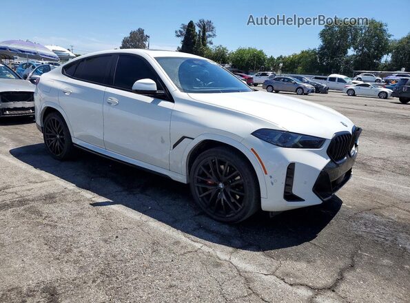 5UX33EX0XR9U75055 2024 BMW X6 White Передня права чверть
