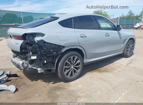 5UX33EX0XT9312297 2026 BMW X6 Серый Задняя правая четверть