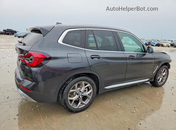 5UX43DP00P9S06297 2023 BMW X3 Charcoal Rear right
