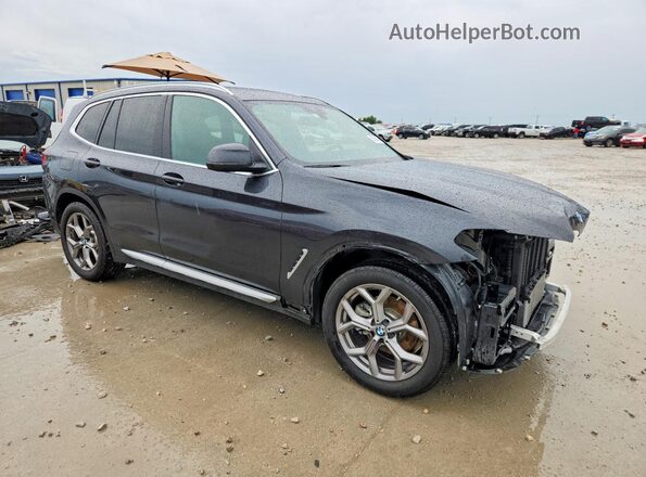 5UX43DP00P9S06297 2023 BMW X3 Charcoal Front right