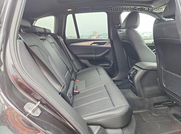 5UX43DP00P9S06297 2023 BMW X3 Charcoal Rear interior view