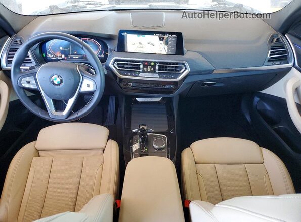 5UX43DP00R9U63236 2024 BMW X3 Белый Вид панели приборов
