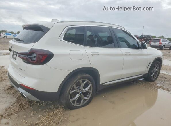 5UX43DP00R9W78051 2024 BMW X3 White Rear right