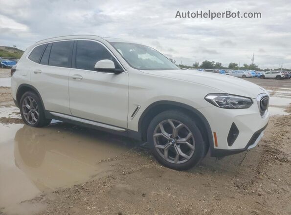 5UX43DP00R9W78051 2024 BMW X3 White Front right