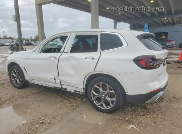 5UX43DP00R9W78051 2024 BMW X3 White Rear left