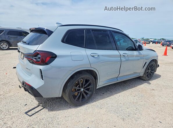 5UX43DP01N9K21288 2022 BMW X3 Gray Հետևի աջ