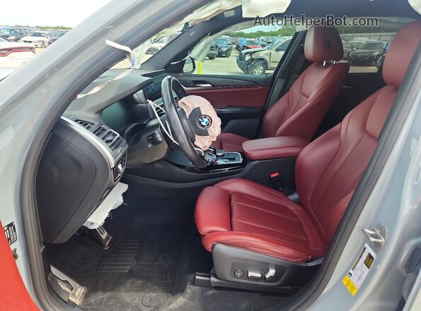 5UX43DP01N9K21288 2022 BMW X3 Gray Սալոնի դիմացի տեսք
