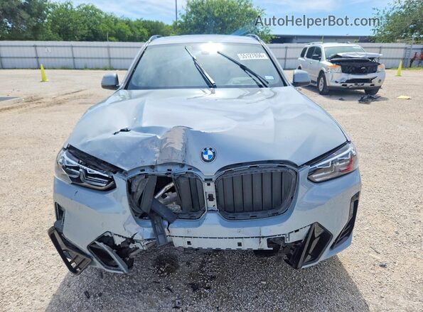 5UX43DP01N9K21288 2022 BMW X3 Gray Դիմացի տեսք