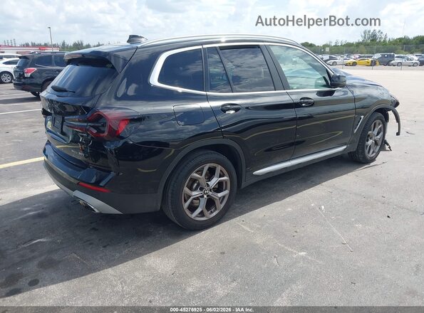 5UX43DP01N9K81653 2022 BMW X3 Black Tył prawy
