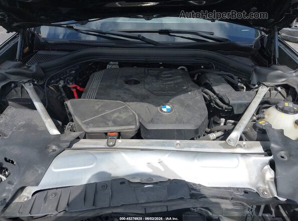 5UX43DP01N9K81653 2022 BMW X3 Black Widok z tyłu