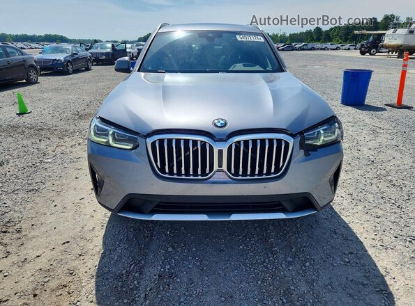 5UX43DP01R9V05803 2024 BMW X3 Gray Դիմացի տեսք