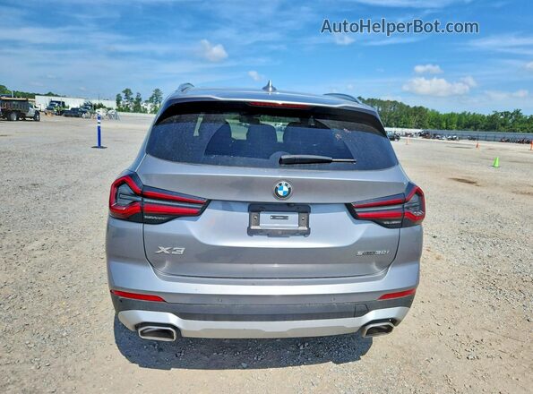 5UX43DP01R9V05803 2024 BMW X3 Gray Հետևի տեսք