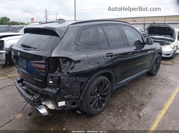 5UX43DP02R9U29959 2024 BMW X3 Black უკანა მარჯვენა