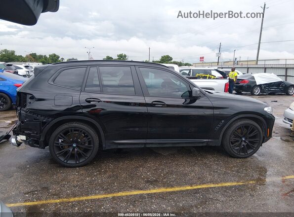 5UX43DP02R9U29959 2024 BMW X3 Black სალონის 360-გრადუსიანი ხედი