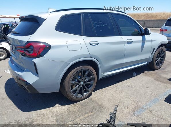 5UX43DP02R9W40093 2024 BMW X3 Gray Հետևի աջ