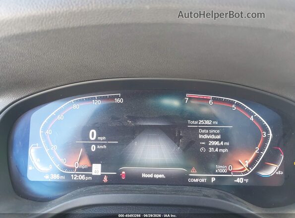 5UX43DP02R9W40093 2024 BMW X3 Gray Հետևի նստատեղերի տեսք