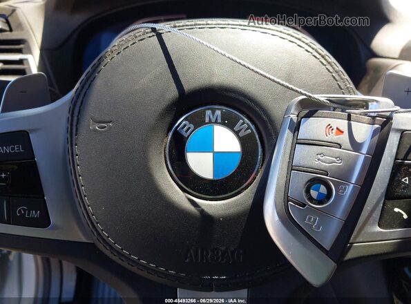 5UX43DP02R9W40093 2024 BMW X3 Gray Առջևի վահանակի տեսք