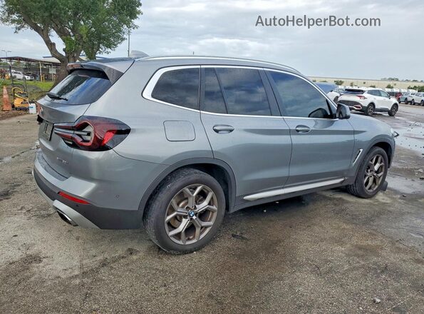 5UX43DP02R9X00583 2024 BMW X3 Серый Задняя правая четверть