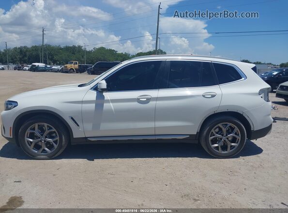 5UX43DP03N9K67205 2022 BMW X3 White 