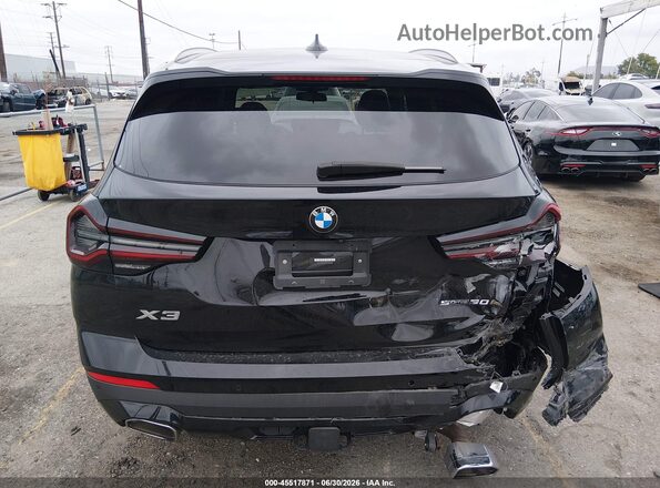 5UX43DP03N9M66030 2022 BMW X3 Черный 