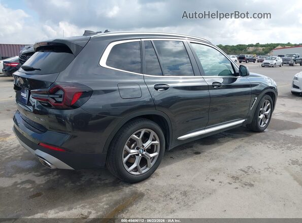 5UX43DP03P9R74064 2023 BMW X3 Серый Задняя правая четверть