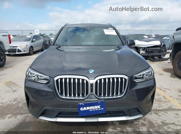 5UX43DP03P9R74064 2023 BMW X3 Серый Вид спереди